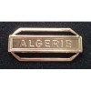 ALGERIE AGRAFE PLATE BRONZE