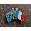 PINS ONU/FRANCE larg 25mm