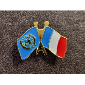 PINS ONU/FRANCE larg 20mm