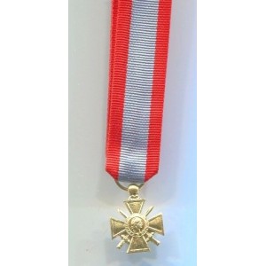 Croix de Guerre TOE Réduction bronze