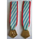 Internés de la résistance - Réduction bronze doré﻿