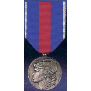 Services Militaires Volontaires - Classe argent - Ordonnance  Bronze - Argenté