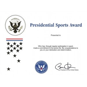 Médaille des Sports Américains Ordonnance (Presidential Sport Award)