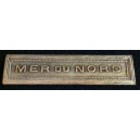 Mer du nord - agrafe ordonnance bronze argenté