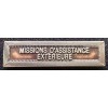 Mission d'Assistance Exterieure agrafe bronze argente ordonnance