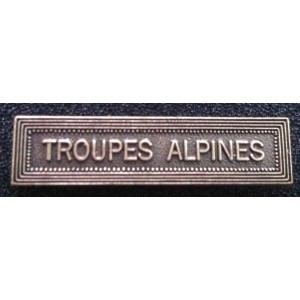Troupes Alpines - Ordonnance