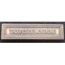 Troupes de Montagne - Ordonnance