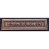 Corps Europeen - ordonnance