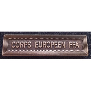 Corps Europeen FFA - ordonnance