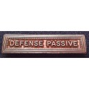 Defense Passive - ordonnance