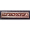 Defense Passive - ordonnance