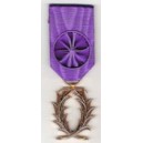 Palmes académiques - ordre officier - ordonnance bronze doré