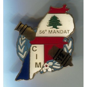 Insigne COLLECTION LIBAN - BROCHE 56eme mandat - 2E RA CIM