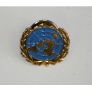 PIN'S ONU Fond Bleu