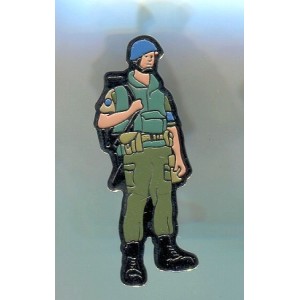 Pin's Soldat Casque Bleu