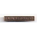 OTAN NON ARTICLE 5 AGRAFE ORDONNANCE