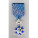 Ordre national du mérite - chevalier - ordonnance bronze argenté