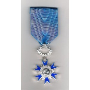 Ordre National du Mérite - Chevalier - Ordonnance -  Bronze  argenté 