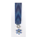 Ordre national du mérite - chevalier - Medaille Reduction argent (largeur tissu env 12 mm)﻿