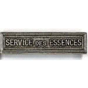 Agrafe service des essences - ordonnance