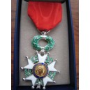 LEGION D'HONNEUR-ORDRE-CHEVALIER-ORDONNANCE-ARGENT