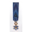 Ordre national du mérite - officier - Medaille Reduction Vermeil﻿﻿ (largeur tissu env. 12mm).