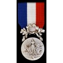 COURAGE ET DEVOUEMENT-2EME CL. ARGENT-ORDONNANCE-BRONZE ARGENTE