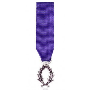 Palmes Académiques - Chevalier - Réduction - Argent