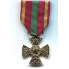 Croix - combattant volontaire - Medaille Ordonnance (larg ruban env 36mm)﻿