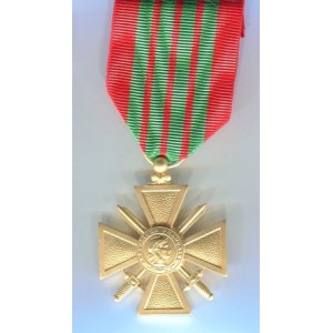 Croix de Guerre 39-45 Ordonnance Bronze